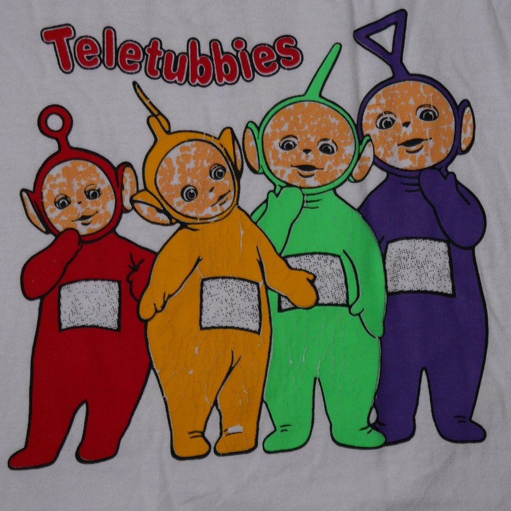 90's Teletubbies Vintage British Kid's Show TShirt